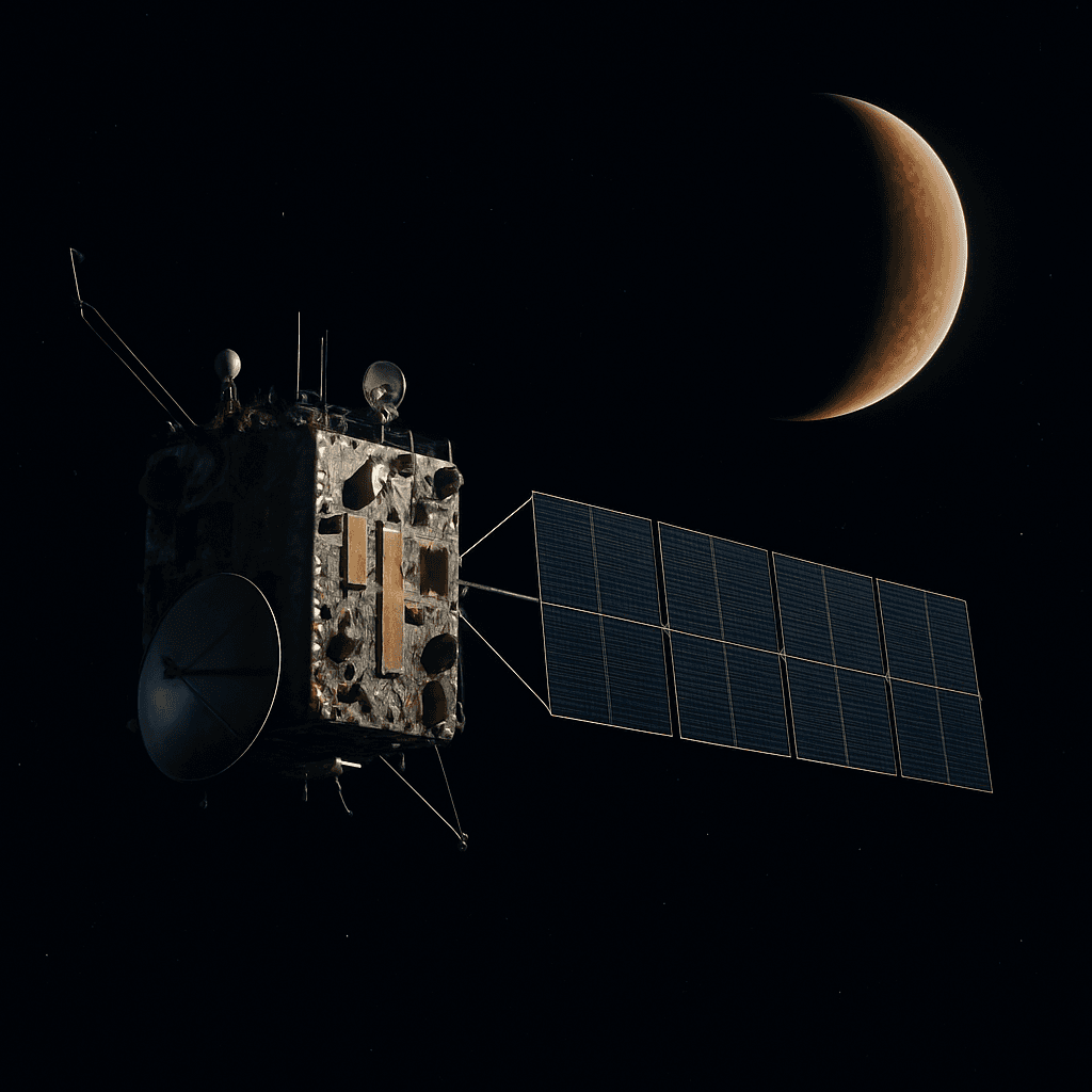 NASA 사이키, 화성의 초승달 포착!