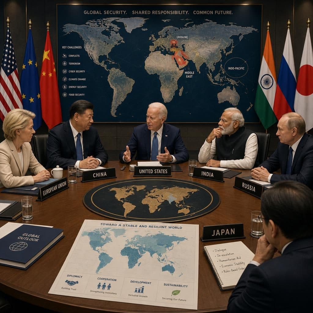 G7 정상들, 우크라이나 지원과 미국-이란 합의 지지 선언