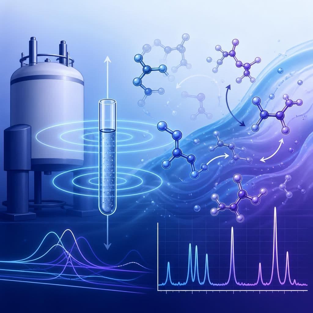 용액 속 분자 모양을 읽는 NMR, 왜 데이터 처리까지 중요할까